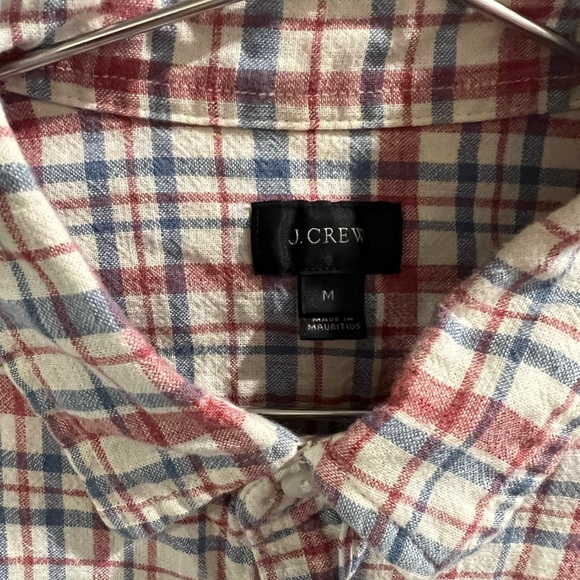 J. Crew Plaid Button Down Shirt Men's Size Medium - Picture 3 of 3